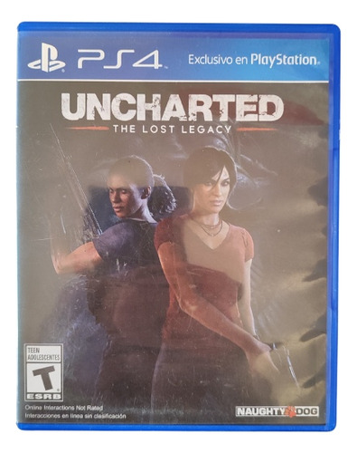 Uncharted Lost Legacy - Físico - Ps3