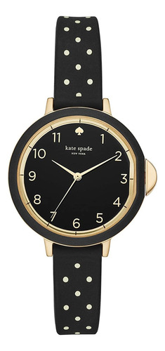 Kate Spade New York Park Row Reloj De Cuarzo Y Silicona Para