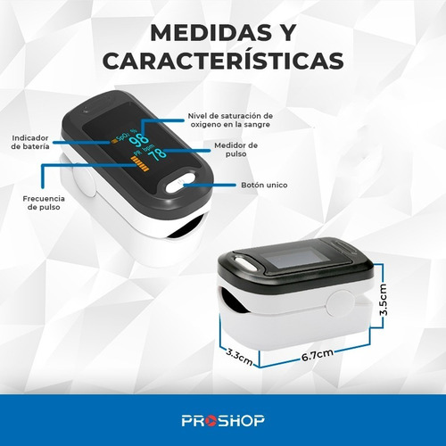 Imagen 2 de 10 de Oximetro Pulso Saturometro Digital Saturador Oxigeno Anmat !