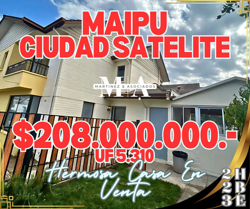 Ciudad Satelita Gran Casa En Venta Maipu (108746)