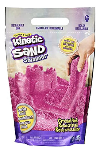 Kinetic Sand, Crystal Pink Bolsa De 2 Lb De Arena De Juego B