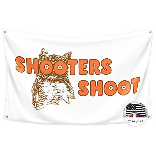 Bandera  Shooters Shoot  (los Tiradores Disparan) De 3x...