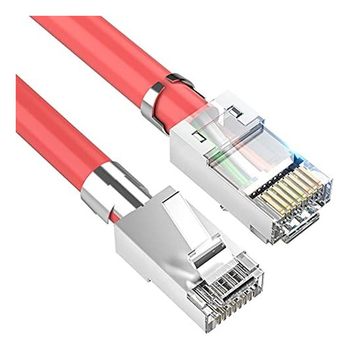 Conectores De Paso Rj45 Blindados Cat6a Cat7 De Jodroad, 3 N