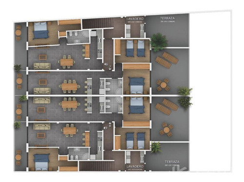 Imagen 7 de 8 de Venta De Departamento 2 Ambientes Con Patio En Villa Dominico (29314)