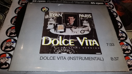 Ryan Paris Dolce Vita Original Version Vinilo Maxi Leer Bien