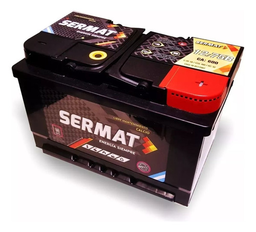 Bateria Sermat 12x75b Kangoo/partner/berlingo/utilitario Derecho