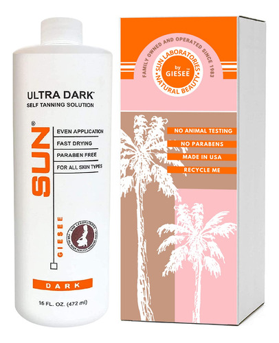 Sun Laboratories By Giesee Ultra Dark Spray Tan Solution 16