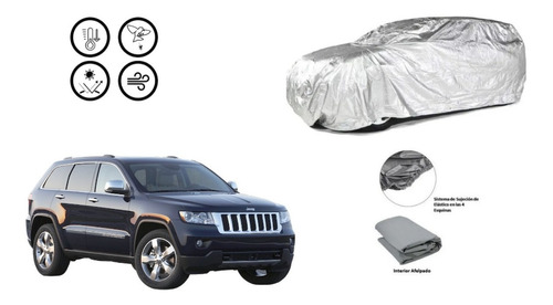 Cubierta Funda Cubre Auto Afelpada Grand Cherokee 5.7l 2011