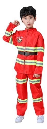 2023 Disfraz De Bombero Infantil Cosplay Cos 312 Fire