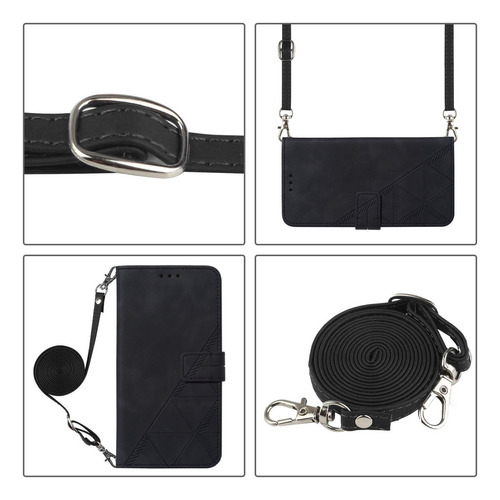 /-funda Tipo Cartera De Piel Sintética Suave Con Tapa Y Correa Larga, Compatible Con Zte Axon 40 Ultra, Protección Total