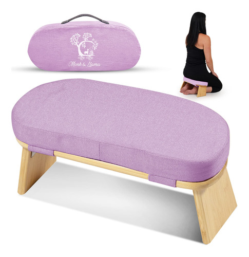 Monk & Llama Banco De Meditacin  Plegable, Ergonmico, Tabure