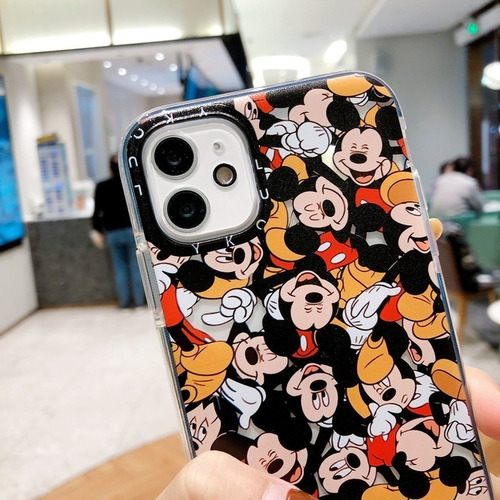 Capa Capinha Para iPhone XS Max Mickey Transparente