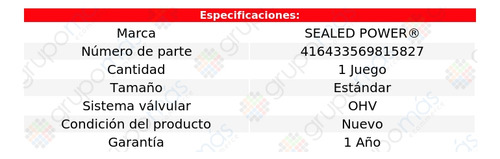 Set Bujes Árbol Levas Std S15 Jimmy 83 A 89 Sealed Power