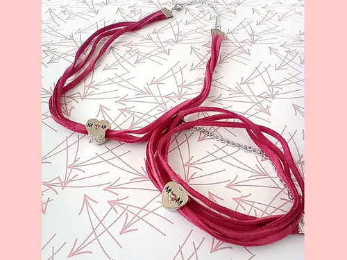 Imagen 3 de 3 de Choker Cuello Gargantilla Convertible En Pulsera Estilo Mama