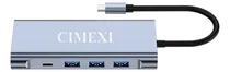 Comprar Docking Station Usb C 10 En 1 Cimexi  Hdmi 4k Vga Rj45 Usbc Pd 100w