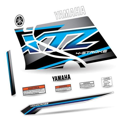 Kit De Calcomanias Laminado Para Yamaha Xtz 125 2017