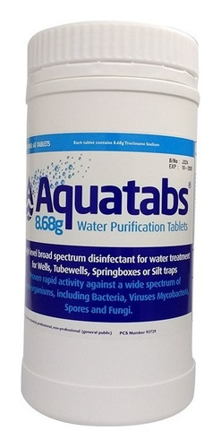 Imagen 1 de 2 de Aquatabs 8,68 G