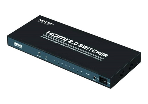 Conmutador Hdmi 8x1 Netcom V2 Uhd 4k 60hz