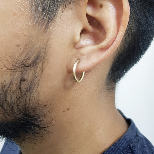 Arete Aro Retráctiles Presión Acero Retráctil Hombre Unisex