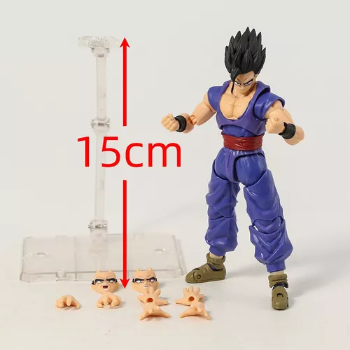 Boneco articulado de brinquedo dragon ball, figura de ação