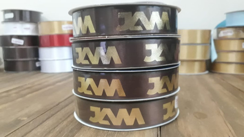 Fita Cetim Personalizada 22 Mm - 300 Metros