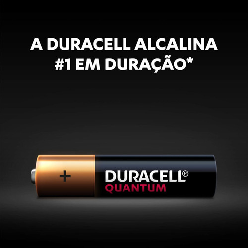 Imagem 3 de 5 de 2 Pilhas Alcalina Quantum Aaa Palito Para Loja E Comércios