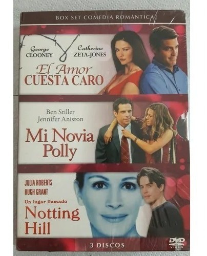 Comedia Romántica  Box Set 3 Dvds Nuevos&-.