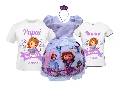 Vestido Princesa Sofia Especial - Tudo Mamães