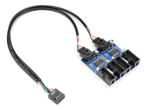 Conector Usb De 9 Pines Macho 1 A 4 Hembra