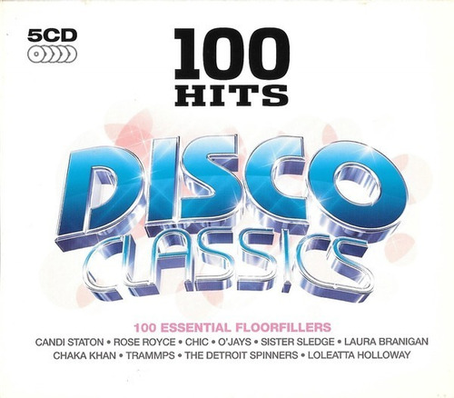 Cd Various - 100 Hits Disco Classics  5 Cd Uk