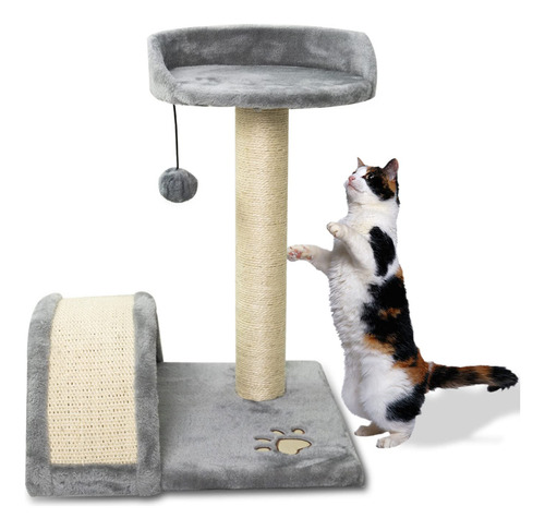 Divertido Poste Rascador Arco Para Gatitos, Árbol  Rascador