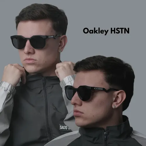 Óculos De Sol Oakley HSTN Matte Black Lentes Prizm Black OO9242