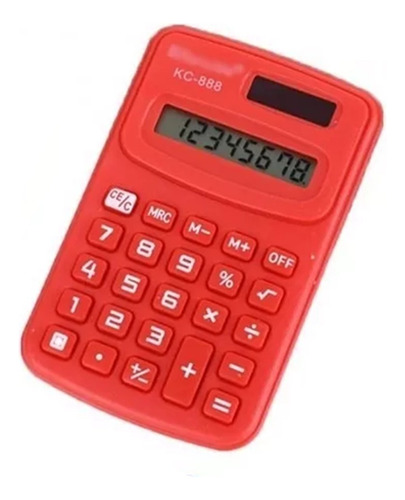 Mini Calculadora Solar Colores De Bolsillo Karuida 