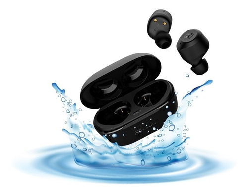 Audífono Bluetooth Lanix Lxw1 Negro Bluetooth 5.0 111 /vc