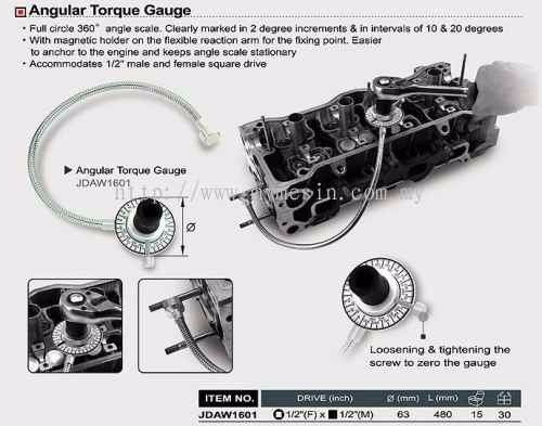 Medidor De Torque Angular 1/2  Toptul