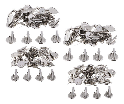 120 Piezas Broche Redondo Broches Para El Cabello Broches