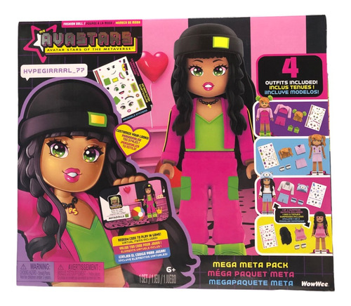 My Avastars Muñeca Fashion Mega Pack Hypergirrrl Coleccion