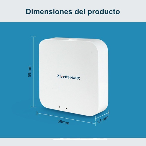 Imagen 6 de 6 de Zemismart Hub Concentrador Zigbee Bluetooth Alexa & Google