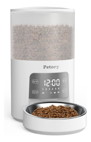 Petory Timed Automatic Cat Feeders - 4l Cat Dry Food Dispens