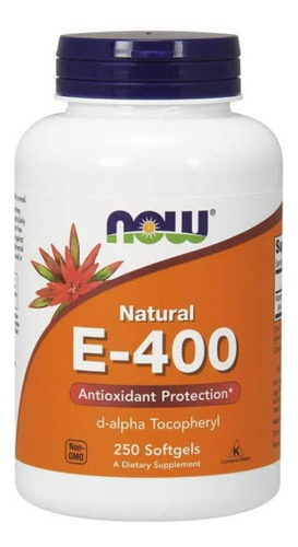 Now Vitamina E-400 Ui 250caps Unid - Unidad a $1064