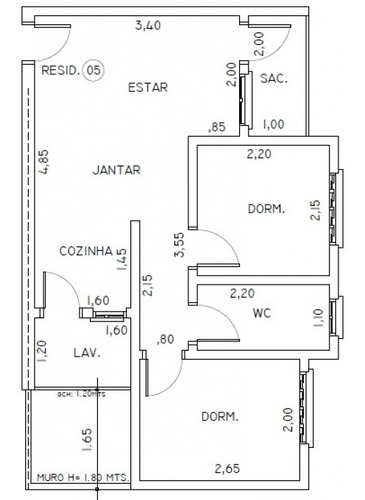 Imagem 5 de 7 de Apartamento 2 Quartos Santo Andre - Sp - Vila Tibirica - Rm08ap