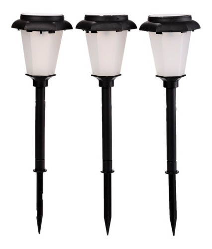 Lampara Farolito Luz Solar De Jardin Pincho - Farol