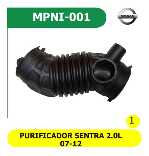 Ducto De Aire Original Nissan Sentra 2007-2012 Motor 2.0l