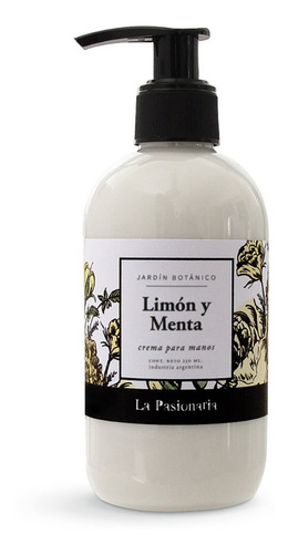 Crema Para Manos Limón Y Menta La Pasionaria