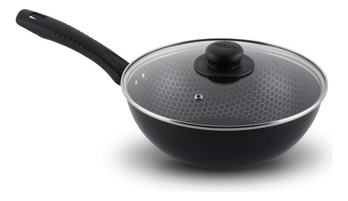 Wok 6 Ultra De 24 Cm + Tapa De Vidrio