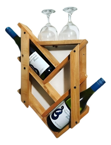 Porta Vinos , Estanteria Para Vinos Y Copas