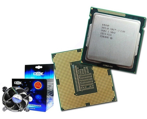 Imagem 2 de 5 de Processador Intel Core I3 2100 3.10 1155 Novo + Cooler