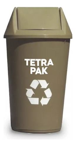 Basurero Reciclaje 36 Litros Tapa Vaiven