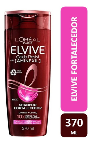 Shampoo Fortalecedor L'oréal Paris Elvive Caída Resist Amine