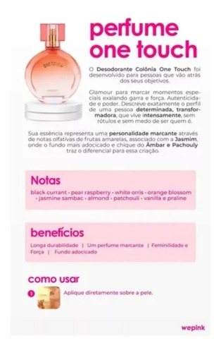 Perfume One Touch 100ml Wepink